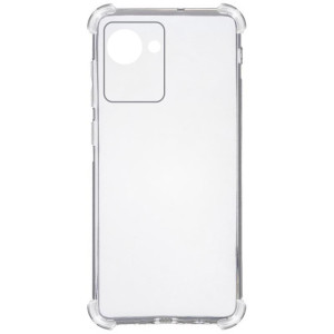 TPU чехол GETMAN Ease logo усиленные углы Full Camera для Realme C30s – Прозрачный