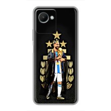Чехлы для Realme C30s (Leo чемпион) (AlphaPrint) (Месси Король)