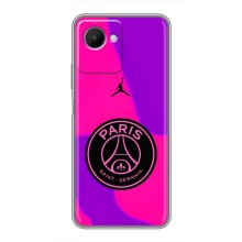 Чехлы PSG для Realme C30s (AlphaPrint) (яркий ПСЖ)