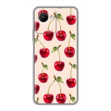 Чехлы с Фруктами для Realme C30s (VPrint) (Вишня)