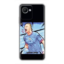 Чехлы с футболистом Ерлинг Холанд для Realme C30s (AlphaPrint) (гол Эрлинг Холланд)