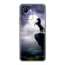 Чехлы с изображением разных животных для Realme C30s (Лошадь)