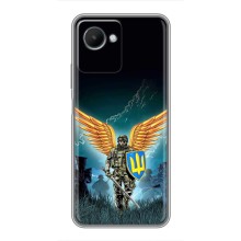 Чехлы с картинкой ЗСУ для Realme C30s (AlphaPrint) (Солдат ЗСУ)