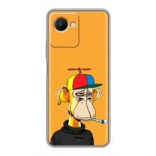 Чехлы с Обезьянами NFT для Realme C30s (AlphaPrint) (Скучающая Обезьяна NFT)