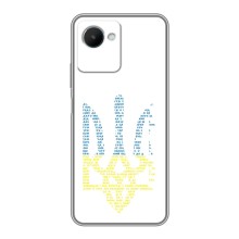 Чохли для Realme C30s Укр. Символіка (AlphaPrint) (Герб з букв)