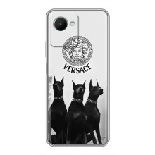 Чехлы VERSACE для Реалми С30s (PREMIUMPrint) (Доберман Версаче)