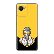 Чехол PUBG для Реалми С30s (AlphaPrint) (Пабг в шлеме)
