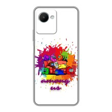 Чехол Амонг Ас для Realme C30s (AlphaPrint) (Яркий АмонгАс)