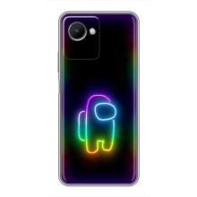Чехол Амонг Ас для Realme C30s (AlphaPrint) (Яркий скин)