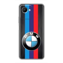 Чехол для Реалми С30s - с принтом БМВ (AlphaPrint) (Лого BMW)