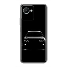 Чехол для Реалми С30s - с принтом БМВ (AlphaPrint) (Машина BMW)