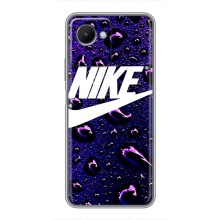 Чехол для Realme C30s - с принтом Найк (AlphaPrint) (Найк принт)