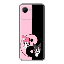 Чехол с кроликом Куроми на Realme C30s (Куроми Инь Янь)