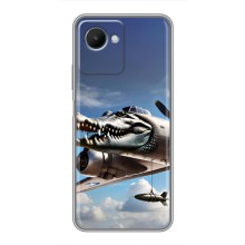 Чехол с мемом Тралалело тралала на Realme C30s (Бомбардиро крокодило)