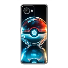 Чехол с Пикачу на Realme C30s (Мяч Пикачу)