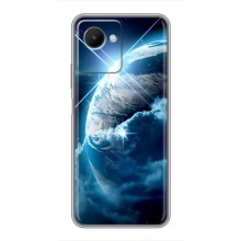 Космические Чехлы для Реалми С30s (VPrint) (Земля с космоса)