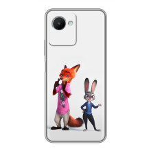 Силіконовий чохол з принтом Зоотрополіс для Realme C30s – Джуді і Нік