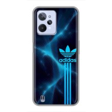 Чехлы Адидас для Realme C31 (AlphaPrint) (Синий Адидас)