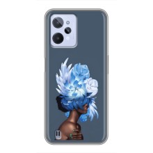 Чехлы (ART) Цветы на Realme C31 (VPrint) (Цветы на голове)
