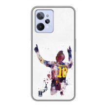 Чехлы Месси для Realme C31 (AlphaPrint) (Messi Barca)