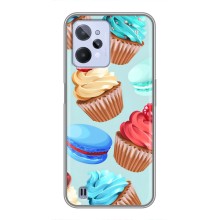 Чехлы с Фруктами для Realme C31 (VPrint) (Кексики)