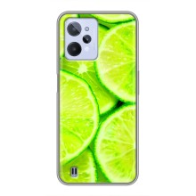 Чехлы с Фруктами для Realme C31 (VPrint) (Лайм)