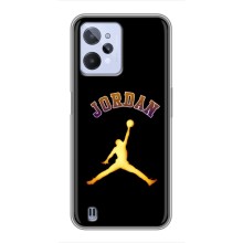 Чехлы для Realme C31 - с картинкой JORDAN (AlphaPrint) (Jordan Gold)