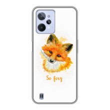 Чехлы с картинкой Лисички для Realme C31 (VPrint) (Девочка Лиса)