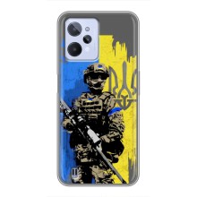 Чехлы с картинкой ЗСУ для Realme C31 (AlphaPrint) (АРТ солдат)