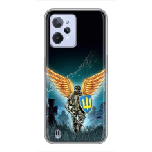 Чехлы с картинкой ЗСУ для Realme C31 (AlphaPrint) (Солдат ЗСУ)