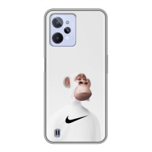 Чехлы с Обезьянами NFT для Realme C31 (AlphaPrint) (обезьяна NFT Nike)