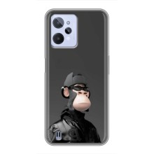 Чехлы с Обезьянами NFT для Realme C31 (AlphaPrint) (стильная обезьяна NFT)