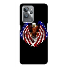 Чехол Флаг USA для Realme C31 – Крылья США
