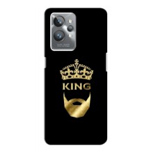 Чехол (Корона на чёрном фоне) для Реалми с31 – KING