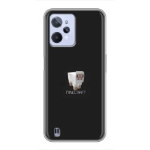 Чехол Майнкрафт на Realme C31 (AlphaPrint) Minecraft (Овечка Майнкрафт)