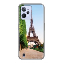 Чехол Эйфелева Башня для Realme C31 - (AlphaPrint) (Дорога в Париж)