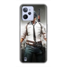 Чехол PUBG для Реалми С31 (AlphaPrint) (Пабг мен)
