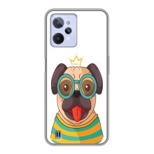 Бампер для Realme C31 с картинкой "Песики" (Собака Король)