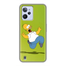 Чехол с Симпсонами для Realme C31 (VPrint) (Гомер Симпсон)