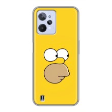 Чехол с Симпсонами для Realme C31 (VPrint) (Гомер)