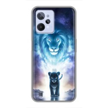 Чехол со Львом для Realme C31 (VPrint) (Маленький лев)
