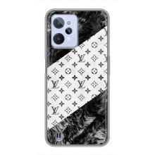 Чехол Стиль Louis Vuitton на Realme C31 (LV на белом)