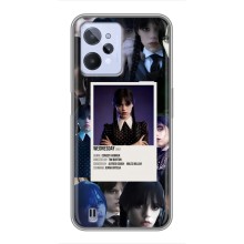 Чехлы Венсдей на Realme C31 Уэнсдей (AlphaPrint) (коллаж Уэнздей)