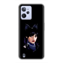 Чехлы Венсдей на Realme C31 Уэнсдей (AlphaPrint) (серьезная Уэнздей)