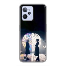 Чехлы Венсдей на Realme C31 Уэнсдей (AlphaPrint) (Уэнздей и Инид)
