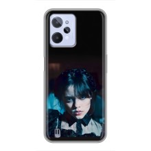 Чехлы Венсдей на Realme C31 Уэнсдей (AlphaPrint) (взгляд Уэнздей)