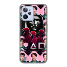 Чехол Гра в кальмара для Realme C31 – Персонажи игры кальмара