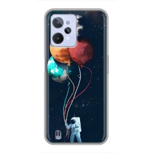 Космические Чехлы для Реалми С31 (VPrint) (Планеты шарики)