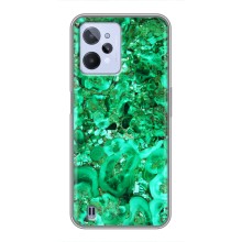 Мраморний чехол на Realme C31 (VPrint) (Салатовий Мрамор)
