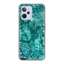 Мраморний чехол на Realme C31 (VPrint) (Зелений мрамор)